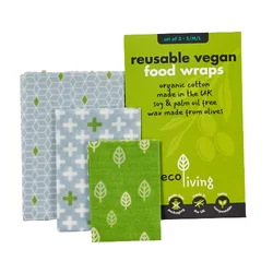 ecoLiving Veganske povoščene krpe