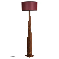 Opviq Kule Ceviz 534LUN2221 Podna lampa, Bordo