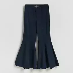 Reserved - Flare pantalone od mešavine viskoze