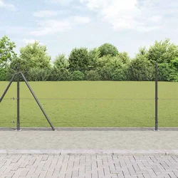 Zavareno žičano ogradno mreža s betonskom podlogom 50 x 1 m