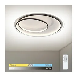 Brilagi - prigušiva LED stropna svetiljka FLARE LED/38W/230V 3000-6000K + daljinski upravljač