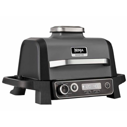 Gril NINJA OG701EU Woodfire Electric Outdoor BBQ Grill & Smoker/2400W/crna