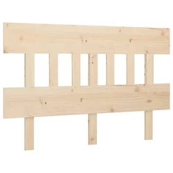 Vidaxl Posteljno vzglavje 203,5x3x81 cm trdna borovina