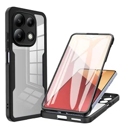 Techsuit – ColorVerse 360 Series obostrana zaštitna maska za Xiaomi Redmi Note 13 4G – crna