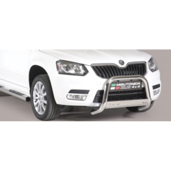 Misutonida Bull Bar O63mm inox srebrni za Škoda Yeti 4x2, 4x4 2014 EU certifikatom