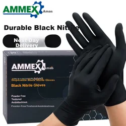 Ammex Jednokratne rukavice, 100 komada, Crne