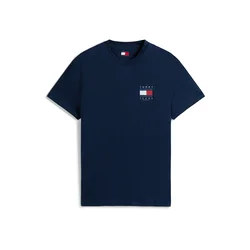 Tommy Jeans Majica mornarska/rdeča/bela