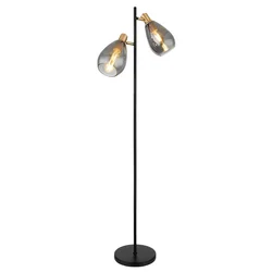 Podna lampa Fanni E27 maks. 2x40W 160cm sa prekidačem crna Globo