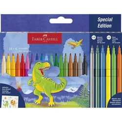 Faber Castell 554222 Flomaster školski 1/18+6 Dinosaur ( K677 )