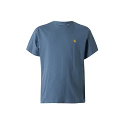 Carhartt WIP Majica Chase dimno modra