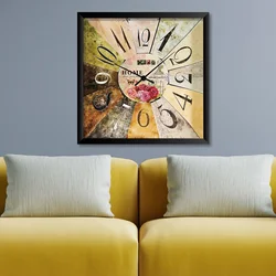 Wallity Dekorativni zidni sat STMDF9460, 45x45 cm
