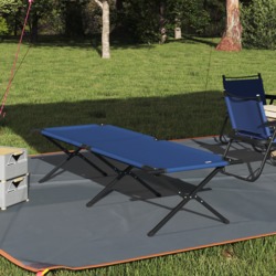 Sklopivi kamperski krevet Plava 210 x 80 x 46 cm Oxford tkanina