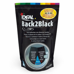 Ideal boja za tekstil Back2Black 400 gr - Crno