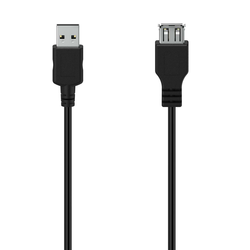 HAMA USB produžni kabel, USB 2.0, 480 Mbit/s, 1,50 m