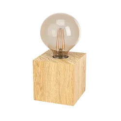 Eglo 43733 - Stona lampa PRESTWICK 1xE27/40W/230V bež