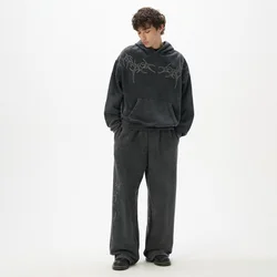 Cropp - Pantalone ispranog izgleda - CRNO