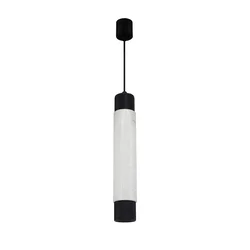 Luster na sajli MARBLE, beli/crni 1xGU10/8W/230V