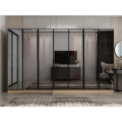 Hanah Home ormar sa reflektujućim staklom Nisa 20653, 315 cm, dore