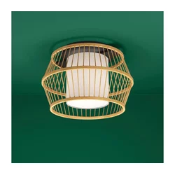 Eglo 390232 - Plafonsko svetlo MONTERROSO 1xE27/40W/230V bambus