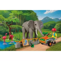 Playmobil Animals&Friends Slon i čuvar ( 1046286 )