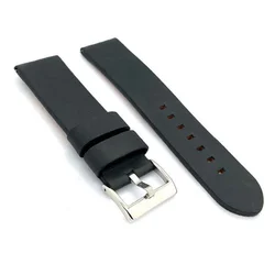 Kožni kaiš Diloy 18mm DIL383.1 Crna boja