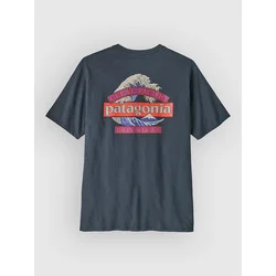 Patagonia Great Waves Responsibili- moška majica summit blue