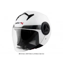 Kaciga za motor veličina XL-MVX P5 Jet Open Face Simpli vizir bela