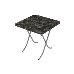 Alesta AL10034CM Sto Višenamenski Sklopivi Tekstura Crni Mermer 80x80cm