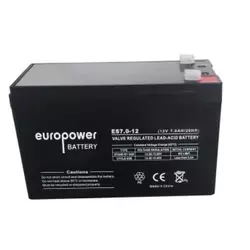 EUROPOWER - Baterija za UPS 12V 7Ah EUROPOWER