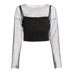 KARL LAGERFELD JEANS Top črna