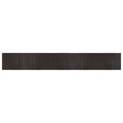 Vidaxl Preproga pravokotna temno rjava 70x500 cm bambus