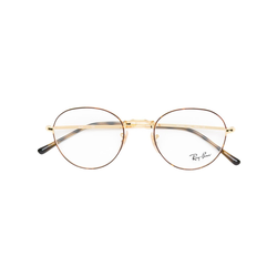 Ray-Ban - two-tone round-frame glasses - unisex - Metallic