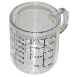 Plastična merilna skodelica 0,25 l s potiskom, TRA
