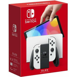 NINTENDO igralna konzola Switch Joy-Con (OLED), bel