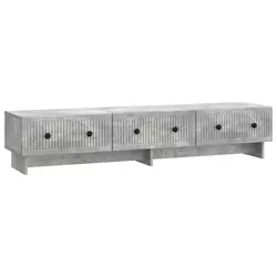 TV ormar Betonska siva 147 x 34,5 x 30 cm Konstruirano drvo