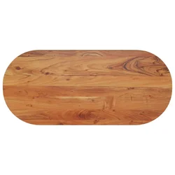 Stolna ploča 90x40x3,8 cm ovalna od masivnog drva bagrema