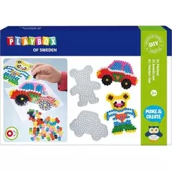 PLAYBOX Oglaševalne kroglice XL - avto in medvedek 600 kosov