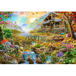 BlueBird - Puzzle Chesterman: Podeželski raj - 1 000 kosov