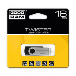 Goodram USB KLJUČ 16GB za shranjevanje podatkov črno srebrn