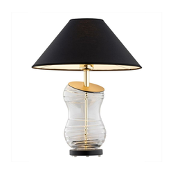 Argon 8037 - Stona lampa VENETO 1xE27/15W/230V crna/mesing