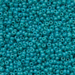 Kašaste perle (seed beads) 11/0-2 mm mat tirkiz