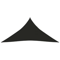 Jedro za zaštitu od sunca 160 g/m2 crno 3 x 3 x 3 m HDPE