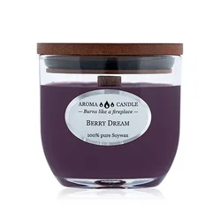 Svíčka oválná váza Aroma Candle, Bobulový sen, 85 g