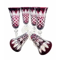 Marika Kozarci za šampanjec Ruby Crystal 150 ml Olive Grid