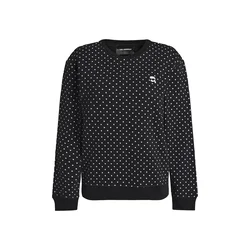 Karl Lagerfeld Majica Ikon črna/bela