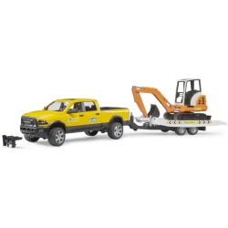 Bruder RAM Rental Service mit Minibagger - 1 k.