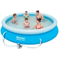 Bestway Bazen za dvorište 366x76 cm Fast set sa pumpom plavi
