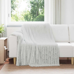 Pokrivači za bacanje 6 pcs Siva 200 x 150 cm Runo