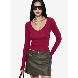 Busem Bluza Blusen burgund