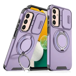 Maska za telefon CamShield Ring stand za Samsung A165F Galaxy A16, Ljubičasta